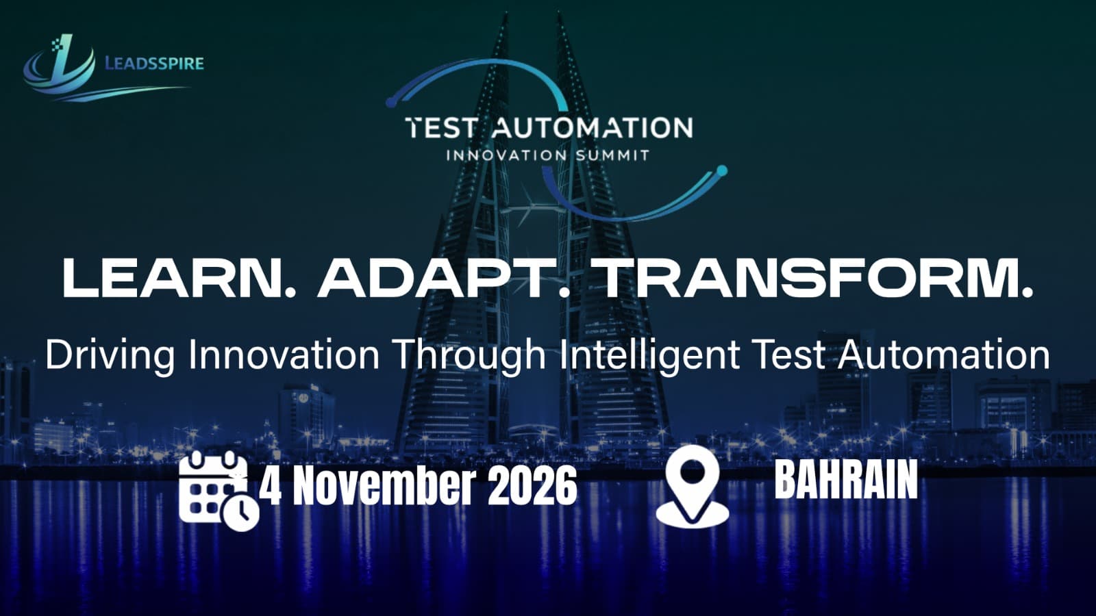 TEST AUTOMATION INNOVATION SUMMIT